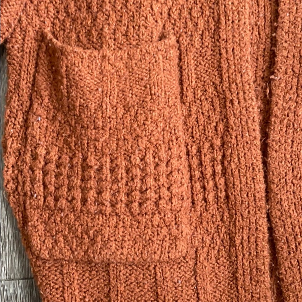 orange cardigan - Picture 3 of 4
